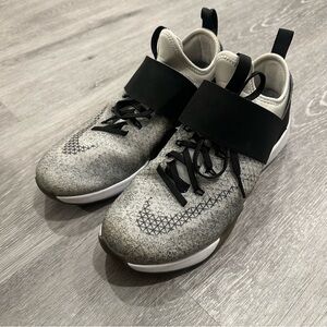 Gray and Black Athletic Sneakers
